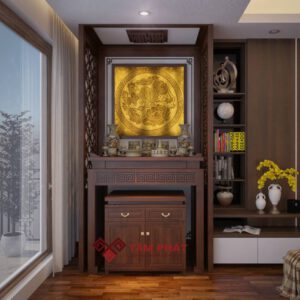 Bàn thờ đứng hiện đại Tâm Phát mẫu BT-1015